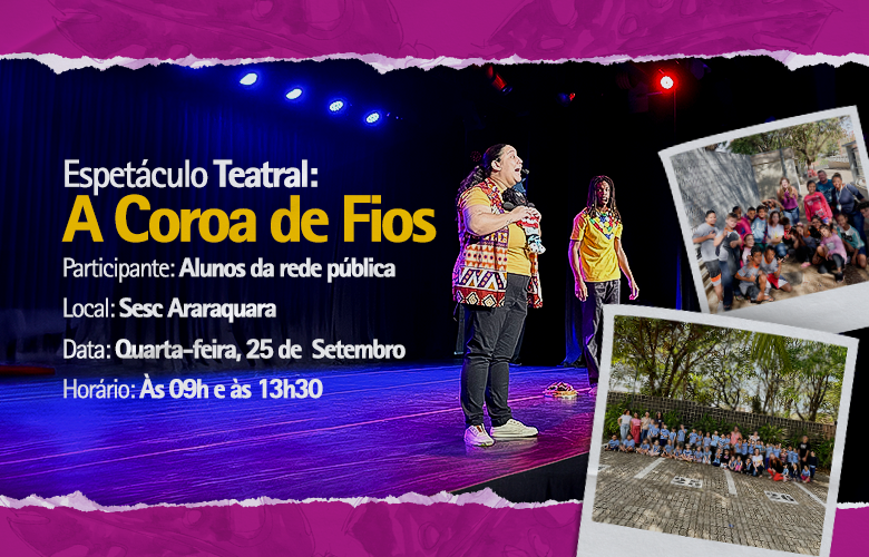 25/09 :: TEATRO I A COROA DE FIOS